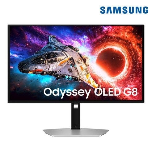삼성 오디세이 OLED G8 G80SH LS27HG800 67.7cm(27인치) 4K UHD 240Hz 피벗 게이밍 모니터, LS27HG800SKXKR, 67.7cm