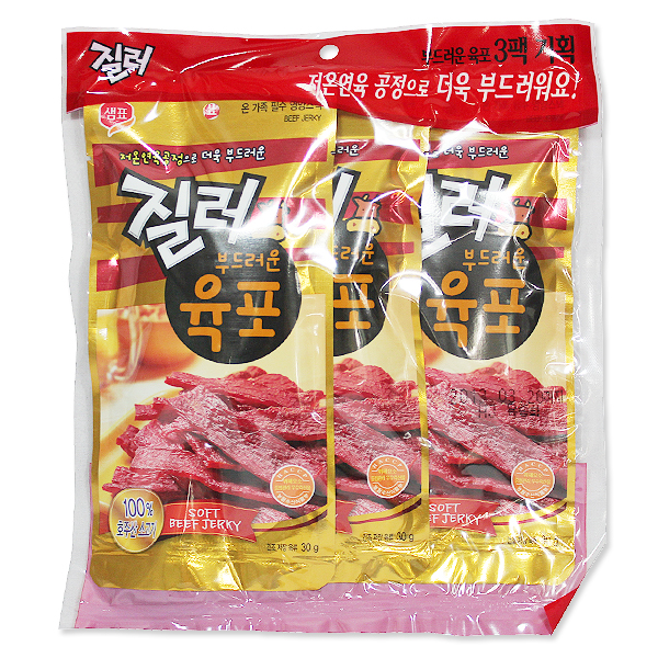 샘표 질러 부드러운 육포 30g 3팩 기획
