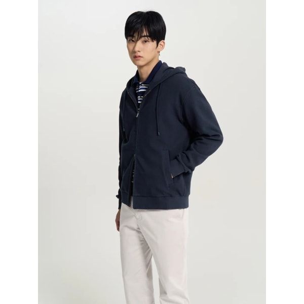빈폴 <매장정품> 빈폴 26SS 미니와플 투웨이 집업 긴소매 후디 - 네이비(BC6141C52R) BC6141C52R 219062