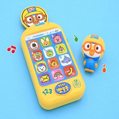 ハバックポロロスマートフォンおもちゃ動揺玩具キャラクターおもちゃライトグッズタッチスマートフォンおもちゃ