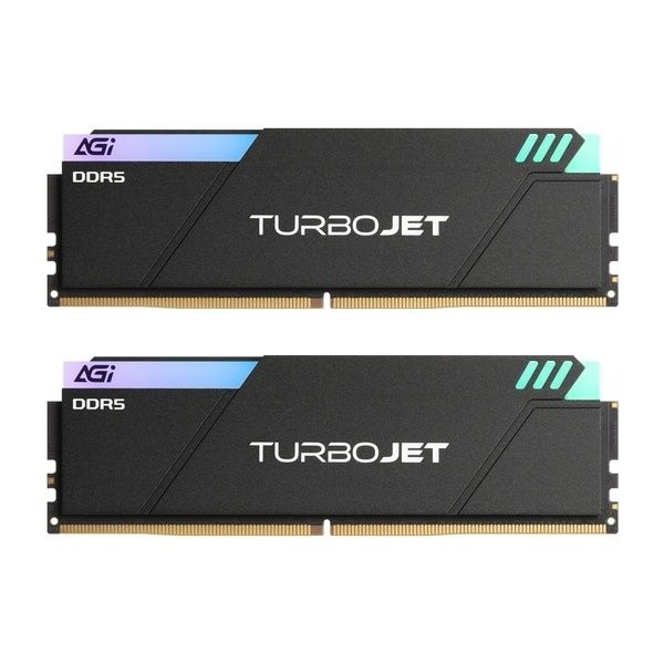 AGI DDR5 PC5-48000 CL30 TURBOJET UD858 RGB BLACK 32GB 16GB2 6000 4047380