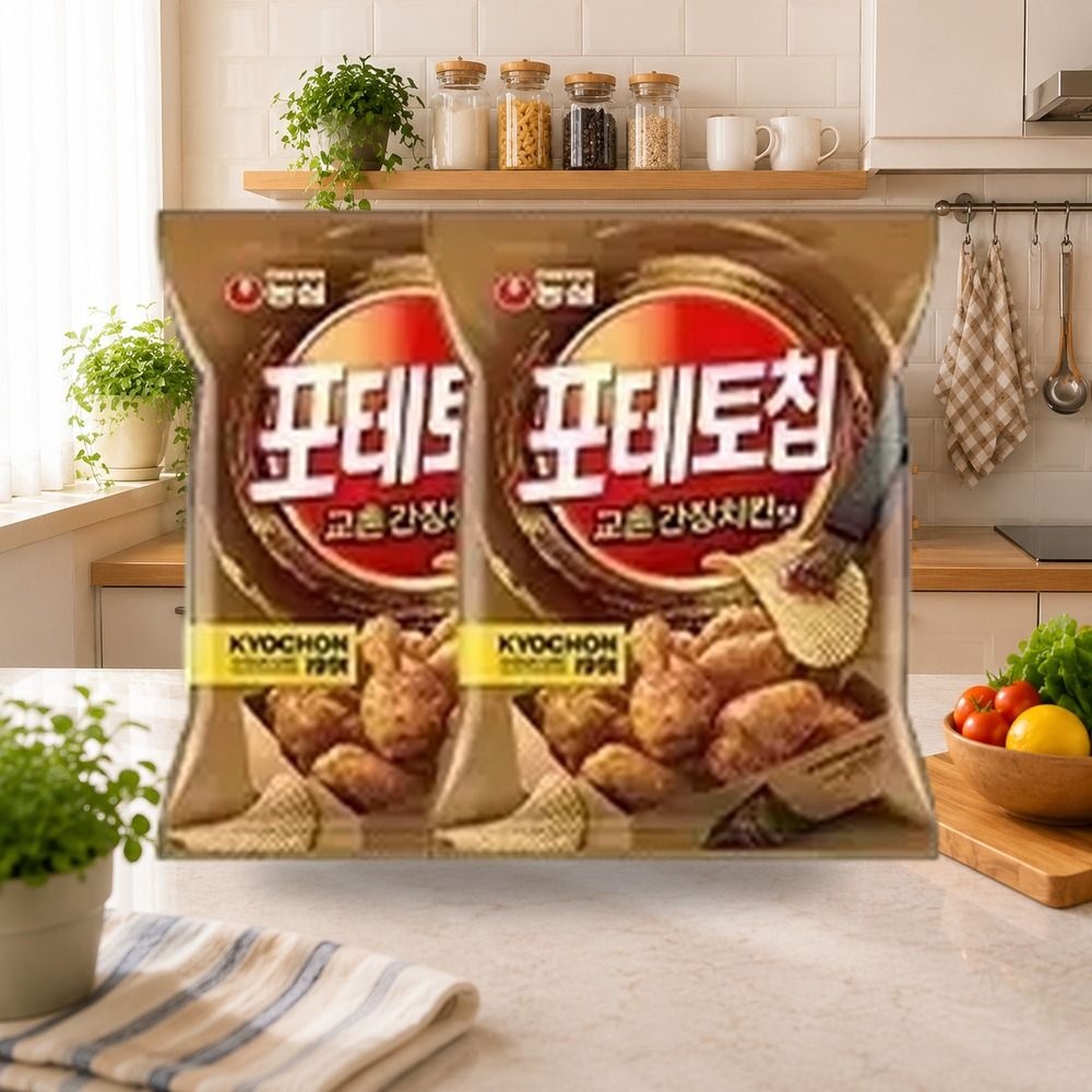 농심 포테토칩 혼합2(포테토칩2,포테토칩교촌2,포테토칩K양념2,포스틱2,새우깡2)