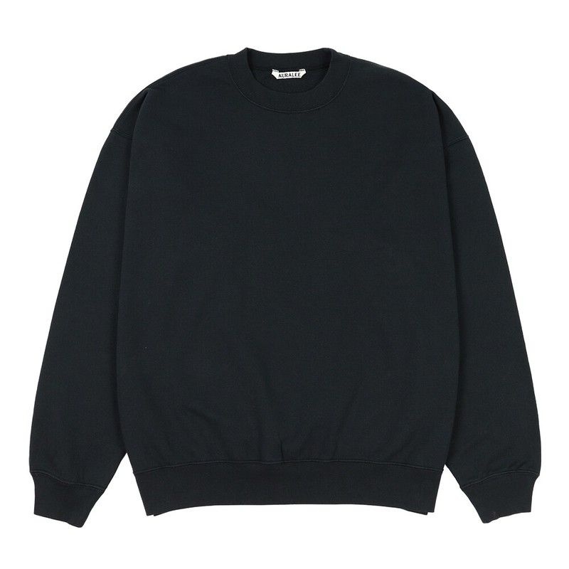 오라리 오라리 피마 라이트 스웨트셔츠 풀오버 블랙 A24AP03MS BLACK1295024