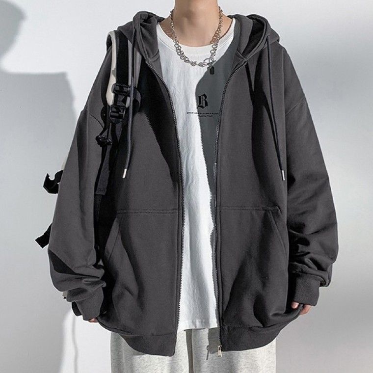 남성 3컬러 데일리 기본 가을 후드집업 자켓 IS-JK38N