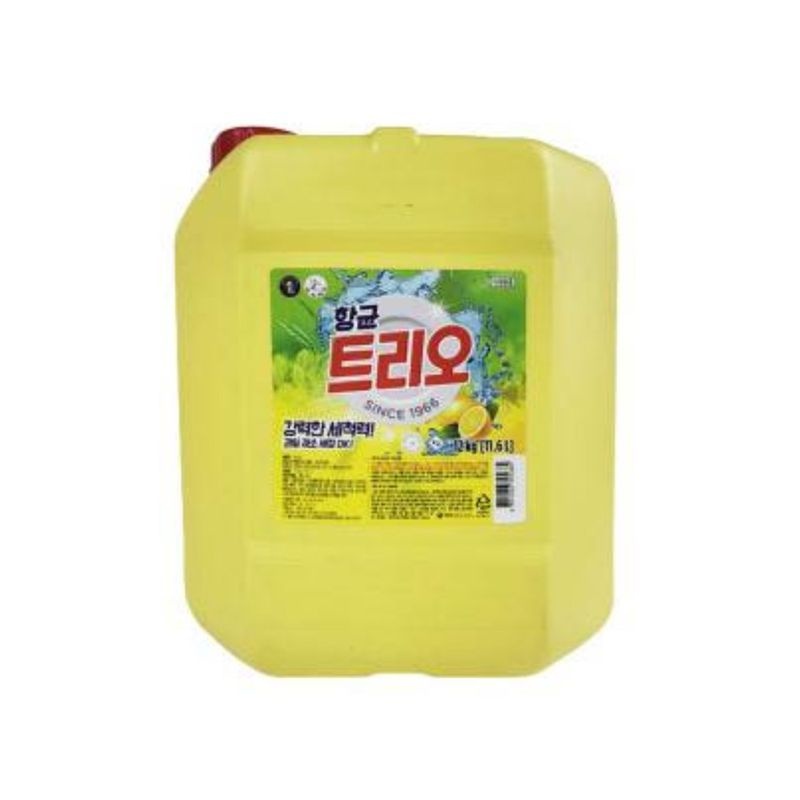 애경 항균 트리오 주방세제 12kg 대용량 말통 업소용 식기 설거지 세제[36091320] (애경 트리오말통 12kg)
