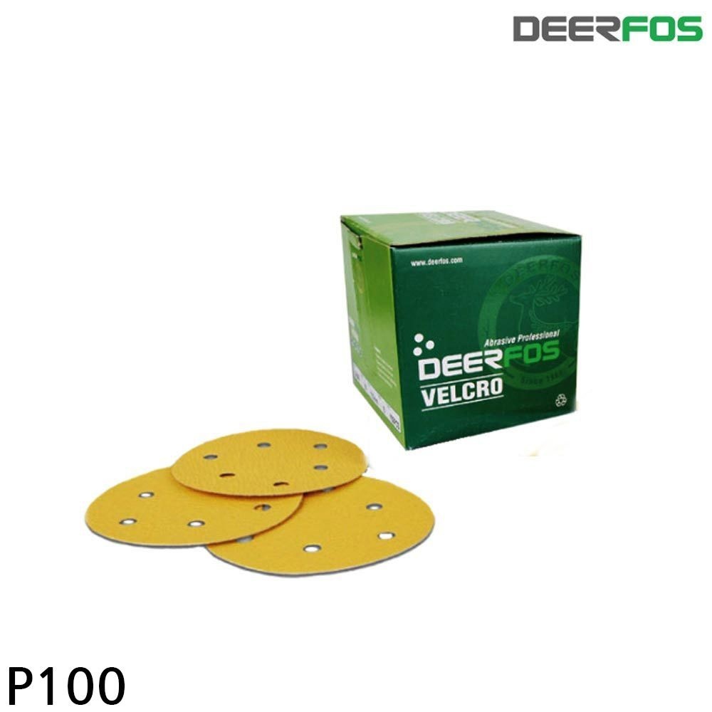 SellRoute 디어포스 125mm 6H 샌드페이퍼 100매입 100방