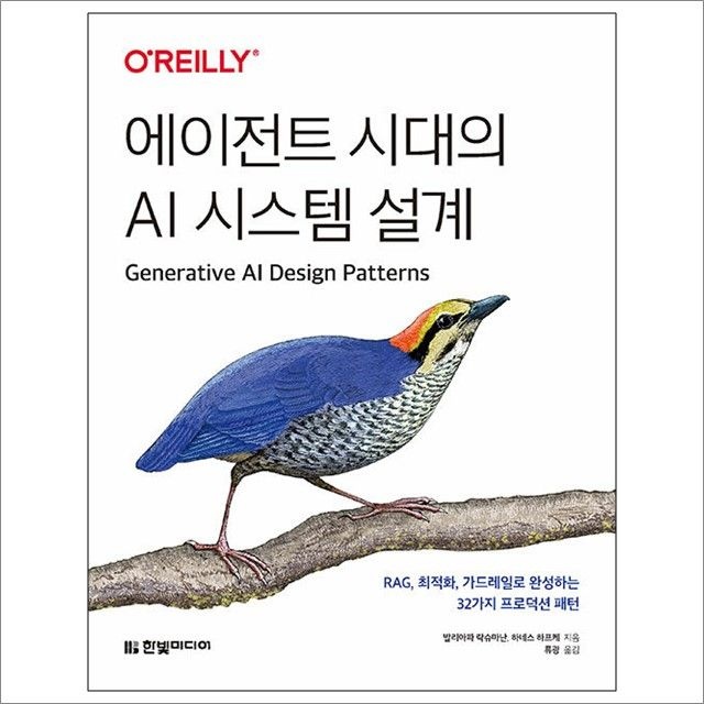 에이전트 시대교제의 AI 시스템 설계 : RAG 최적화 가드레일로 완성하는 32가지 프로덕션 패턴 : 발리아파 락시마난