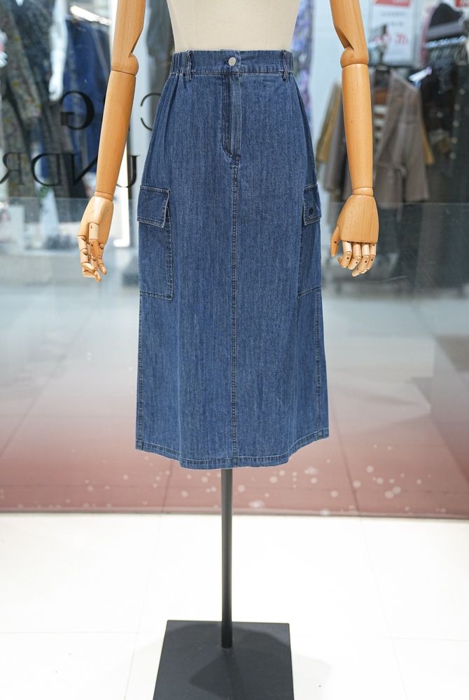BCBG 소량재고 [ BG] 데님PK스커트 (A6M4S278)