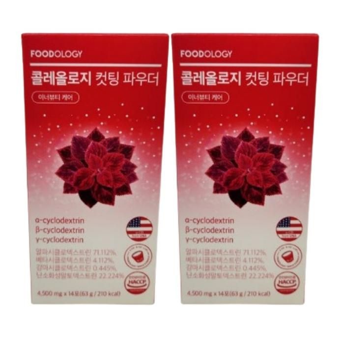 비오팜 푸드올로지 콜레올로지 컷팅 파우더 4500mg x 14포, 2개
