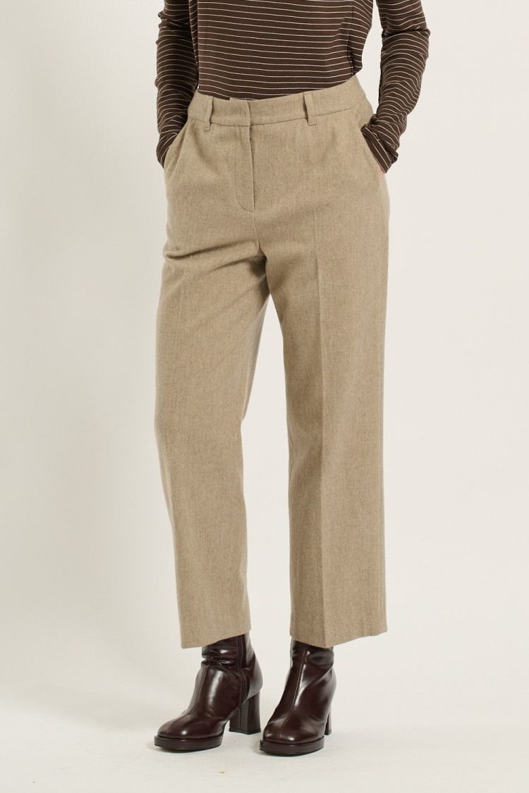 BCBG 스티렌 모직 팬츠 B5D9P301_DG