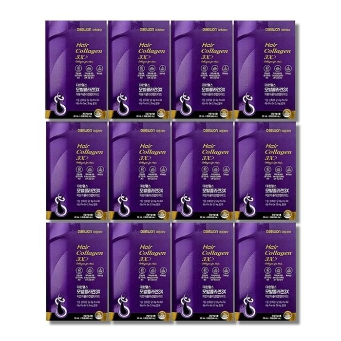 [보리담다] 대원제약 모발콜라겐 3X 20ml x 28포 12박스