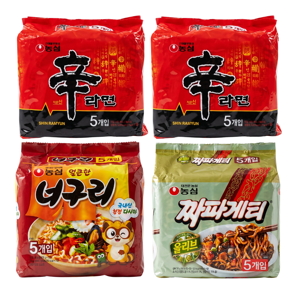 농심 신라면10 너구리5 짜파게티5