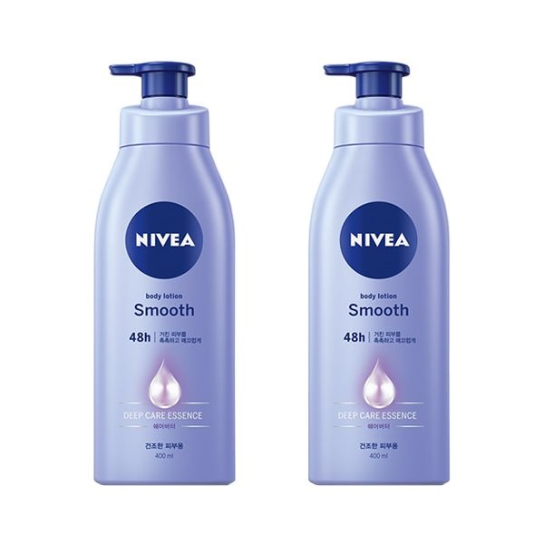 [하프클럽]니베아 스무드 바디로션 400ml X 2개