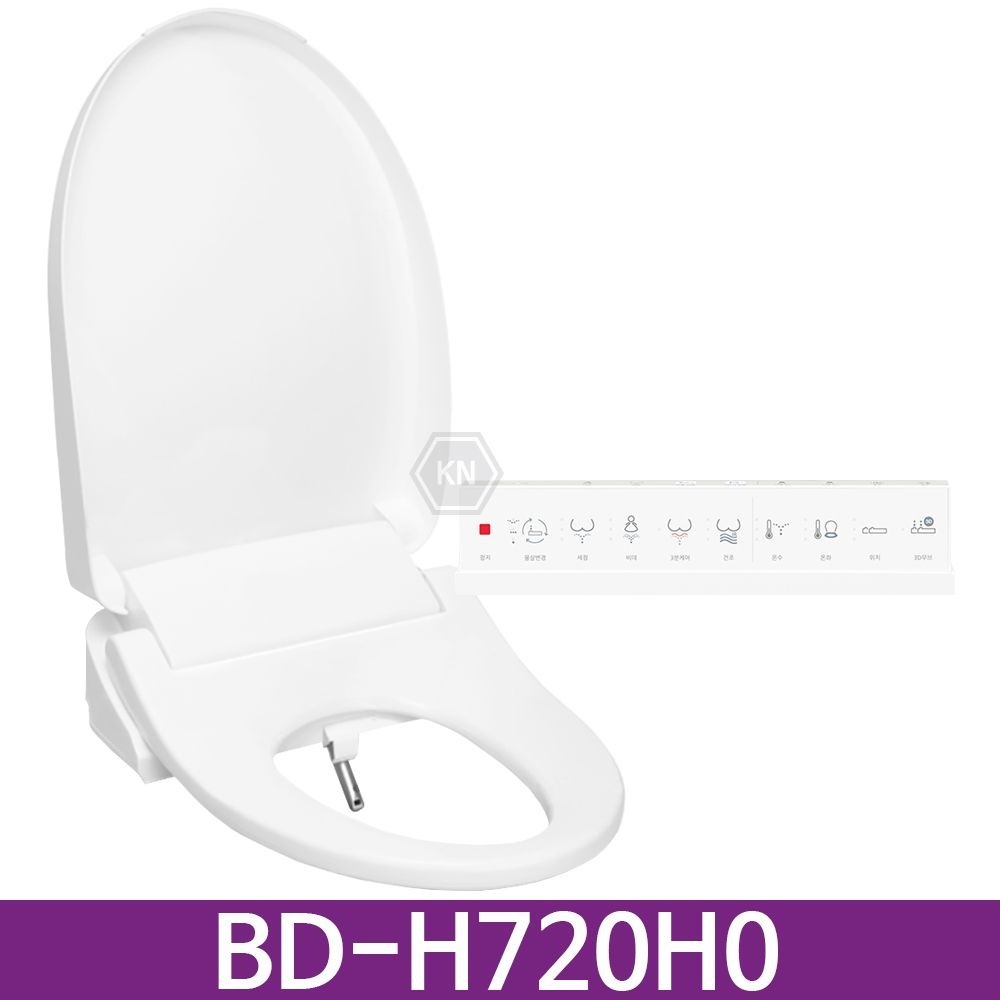 [롯데백화점]  [무상설치] 노비타 BD-H720H0 자동 살균비데 리모컨형 + 필터 2개 증정  / KN