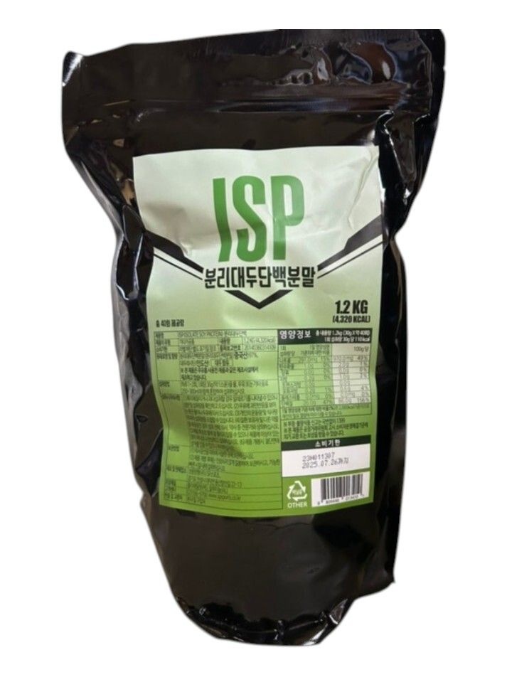 성풍양행 ISP 분리대두단백 오리지널 1.2kg 3개 단백질 함량 34g