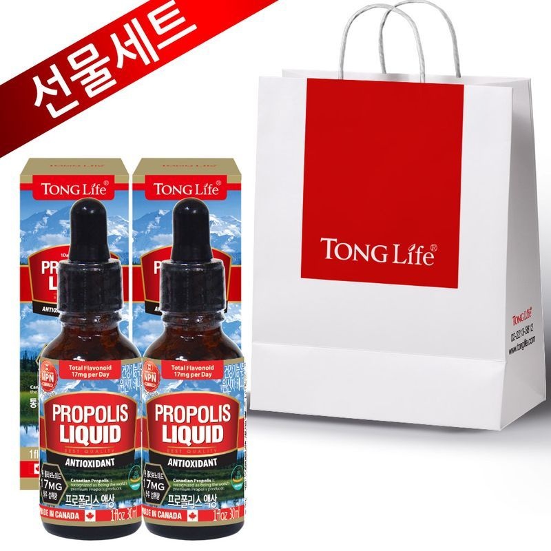 통라이프 [선물세트] 통라이프-플라보노이드- 프로폴리스액상30ml-2병