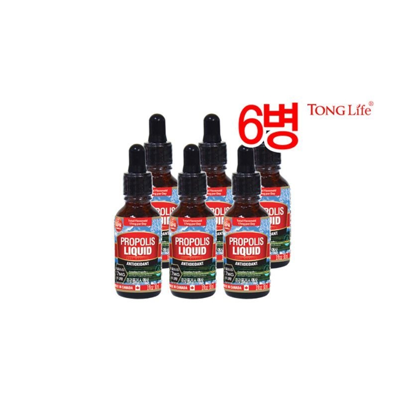 통라이프-플라보노이드- 프로폴리스액상30ml 6병