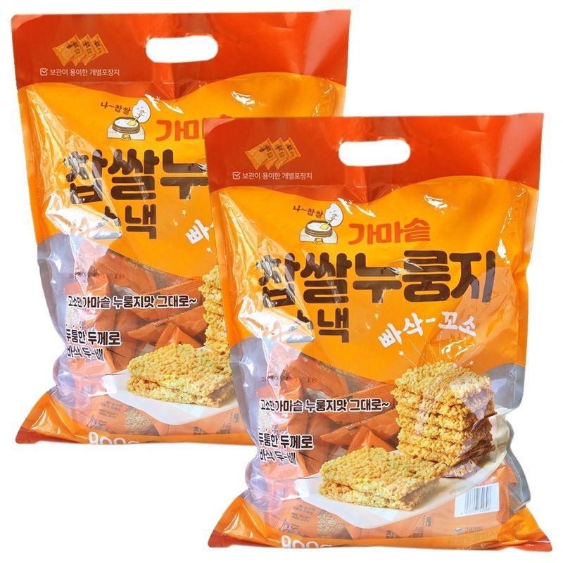 가마솥 찹쌀 누룽지 스낵 900gx2개 (가마솥 찹쌀 누룽지 스낵 900gx2개)