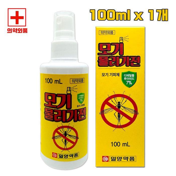 일양약품 뿌리는 모기기피제 모기물리기전  100ml 1개(무향) dn