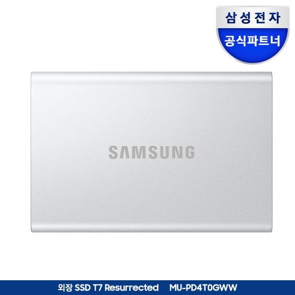 삼성전자 [삼성전자] 삼성 외장 SSD T7 Resurrected 4TB MU-PD4T0B/WW K1