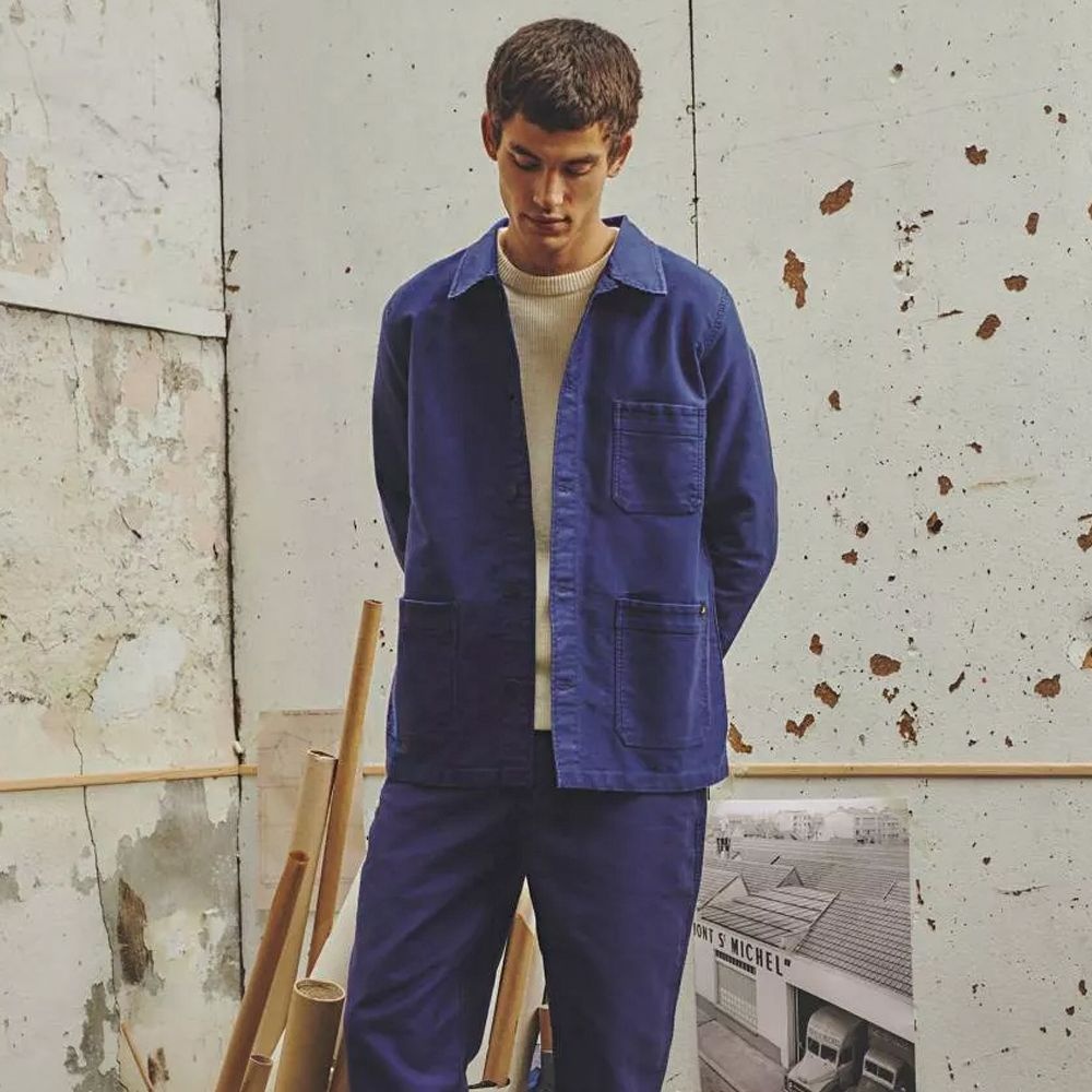 몰스킨 남성 워크자켓 Genuine Lmsm Work Jacket_Blue_LSTA0JK61MBL10