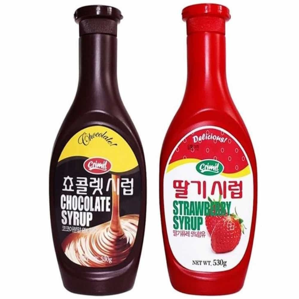 GG1 초코시럽530G 딸기시럽530G 스프레드잼 초코스틱만들기