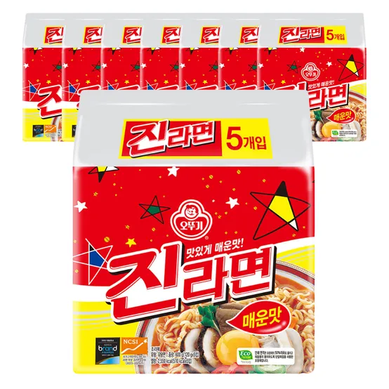 [오뚜기] 진라면 봉지면 매운맛 40입