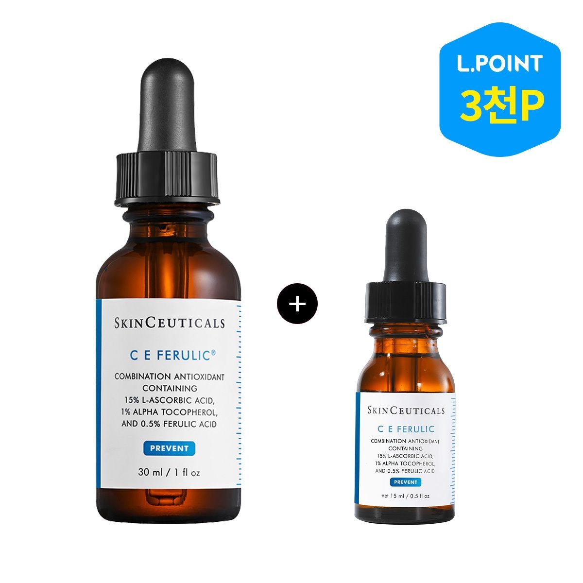 [롯데백화점] 스킨수티컬즈 [8적립] CE페룰릭 항산화 안티에이징 앰플 30ml (+ L.POINT 3천점)