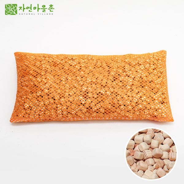 [오늘출발] [자연마을촌] 편백나무 망사베개(큐브칩)