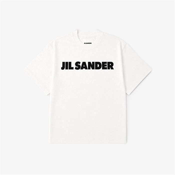 질샌더 로고 여성 반팔 티셔츠 J02GC0001 J45047 102