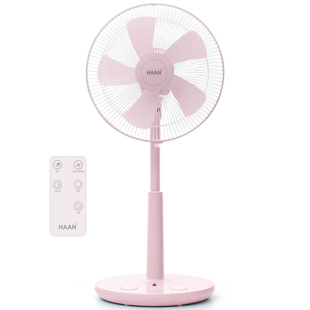 한경희생활과학 한경희생활과학 한경희 초미세풍 발터치 리모컨 선풍기 HAAN-HDC230 라이트핑크
