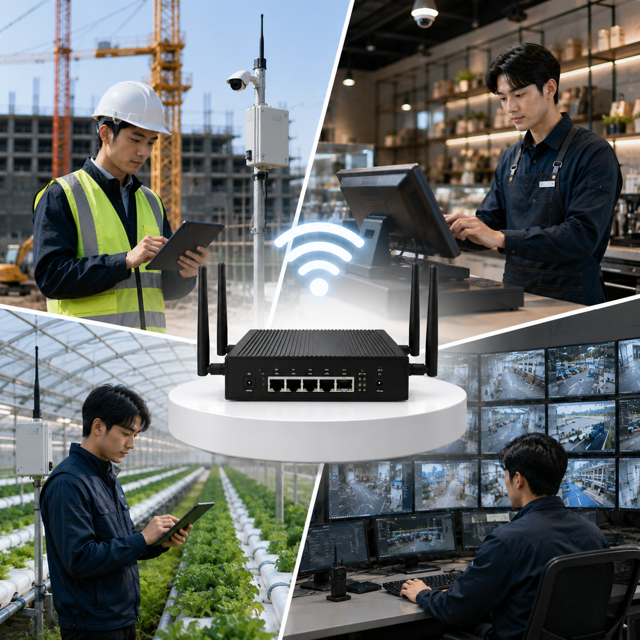 LG유플러스 전기차 충전기 인터넷 LTE 5G 산업용 라우터 충전소 원격관리 무선인터넷