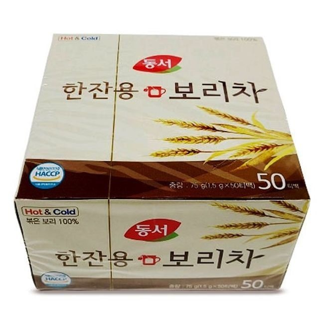 동서 핫앤콜드 한잔용 보리차 볶은보리 50T 보리차티백