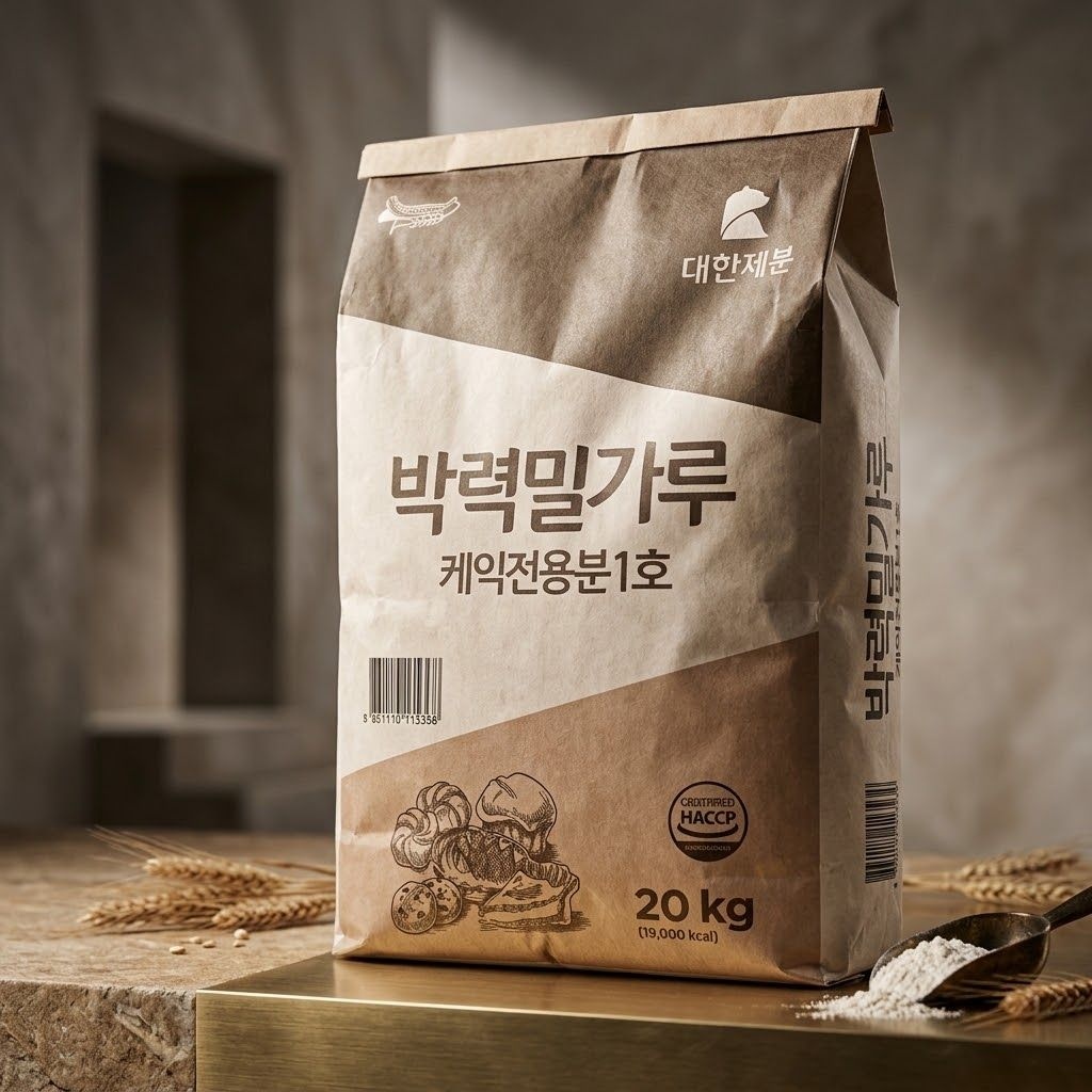 곰표 대한제분 케익전용분 밀가루 1호 곰표 박력 20kg