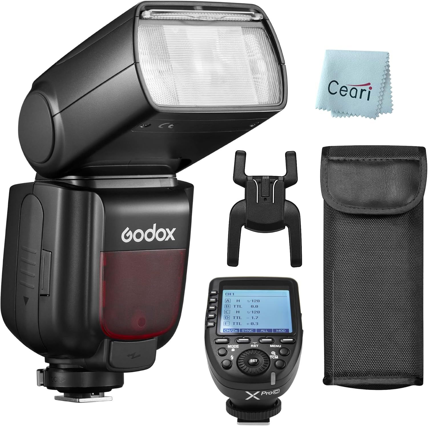 Canon EOS 5D3 5D4 500D 550D 600D 700D 1200D DSLR 카메라용 Xpro-C TTL 플래시 트리거 키트가 포함된 Godox TT685II-C 스피드라이트