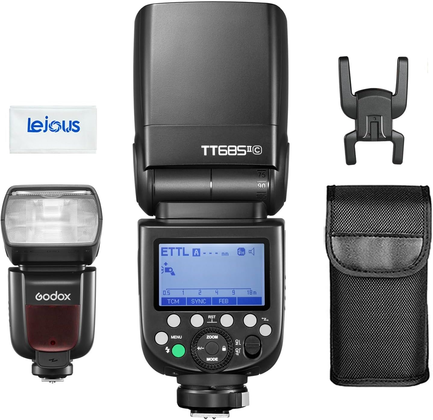 Godox TT685II-C 플래시 E-TTL 2.4G 무선 스피드라이트, HSS 1/8000S GN60, 캐논 EOS R5 R6 T6I 90D 6D Mark II 5D III 레벨 T7 호환