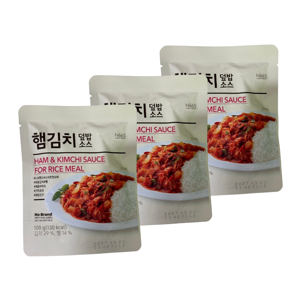 노브랜드 햄김치덮밥소스 100g x 3개