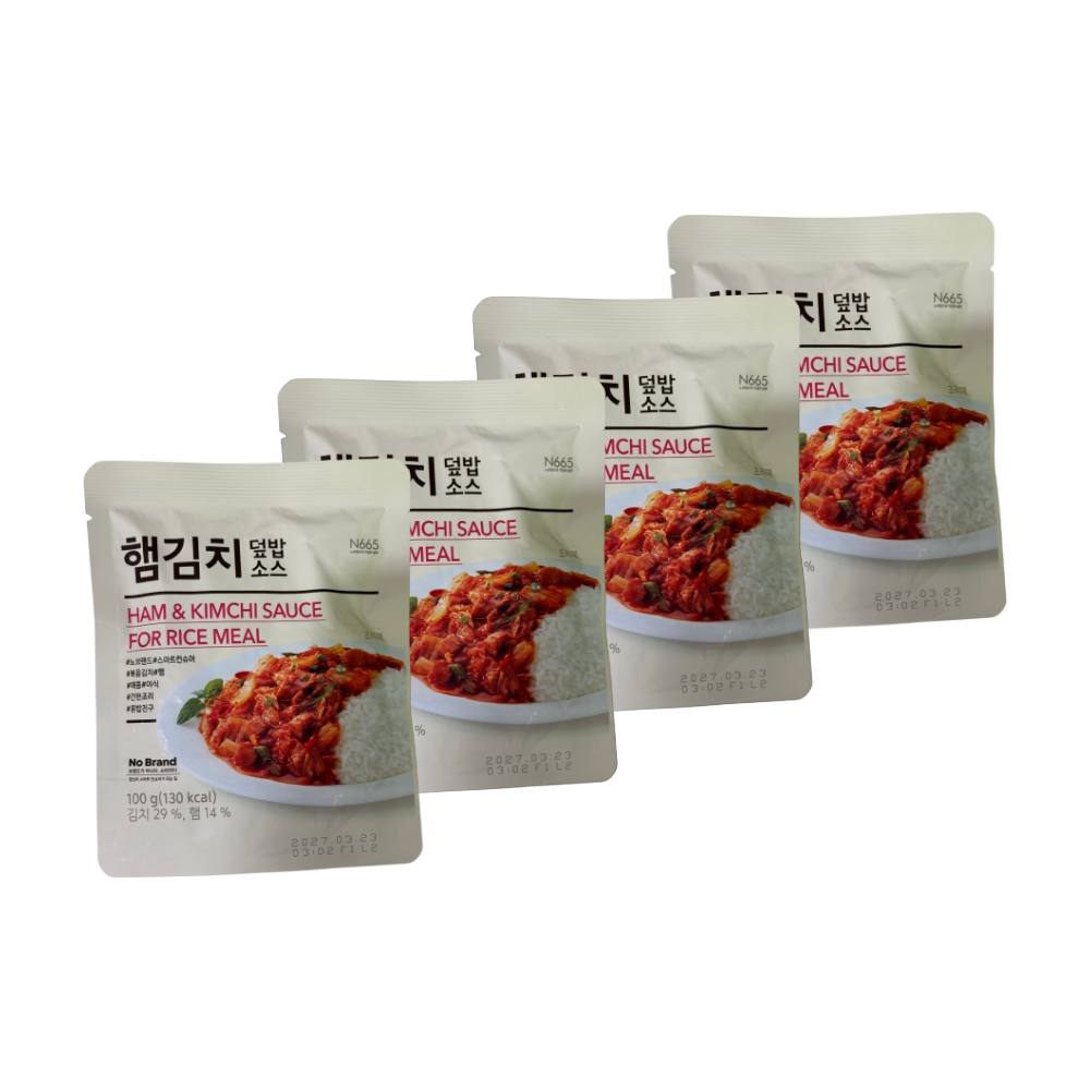 노브랜드 햄김치덮밥소스 100g x 4개