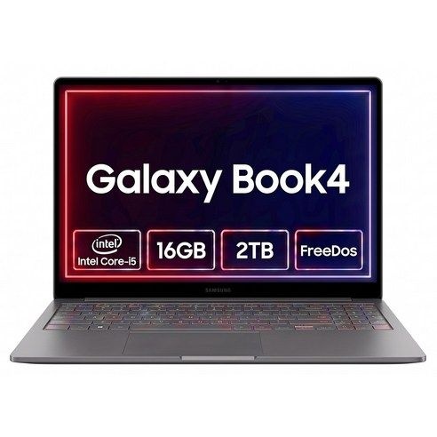 삼성 갤럭시북4 인텔i5 16G 15.6친치 NT750XGR-A51AG 업무용 학생용 인강용 가성비노트북, 그레이, 2TB, 16GB, Linux