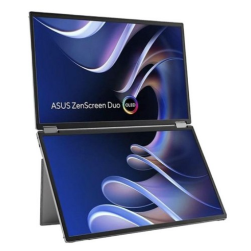 에이수스 FHD 휴대용 폴더블 포터블 모니터 WUXGA 360도 폴딩 1.07kg, 35.5cm, ZenScreen Duo OLED MQ149CD