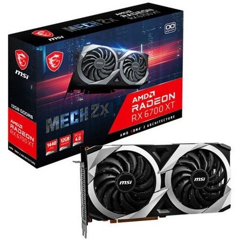 MSI 라데온 RX 6700 XT 메크 D6 12GB/신속출고
