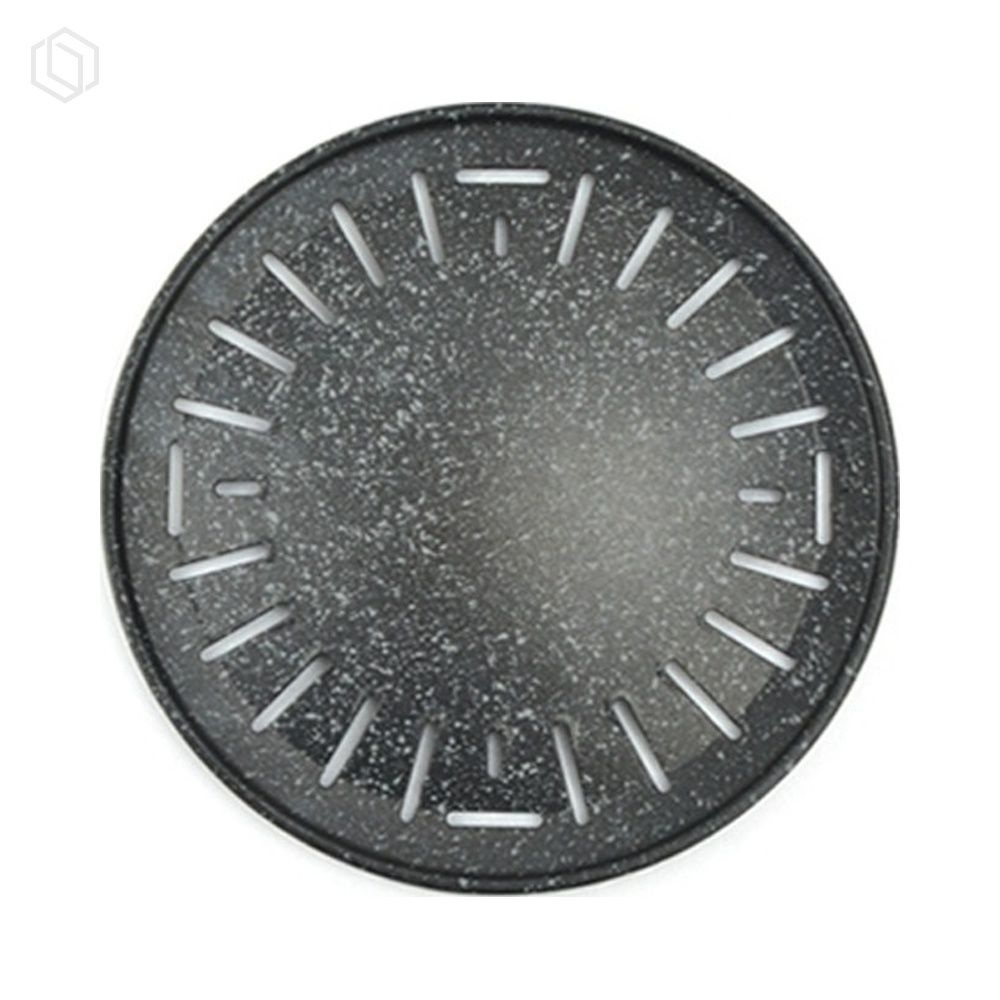 삼겹살그릴 고기판 가스불판 업소용 5중 마블코팅 불판 가스용 29.5CM