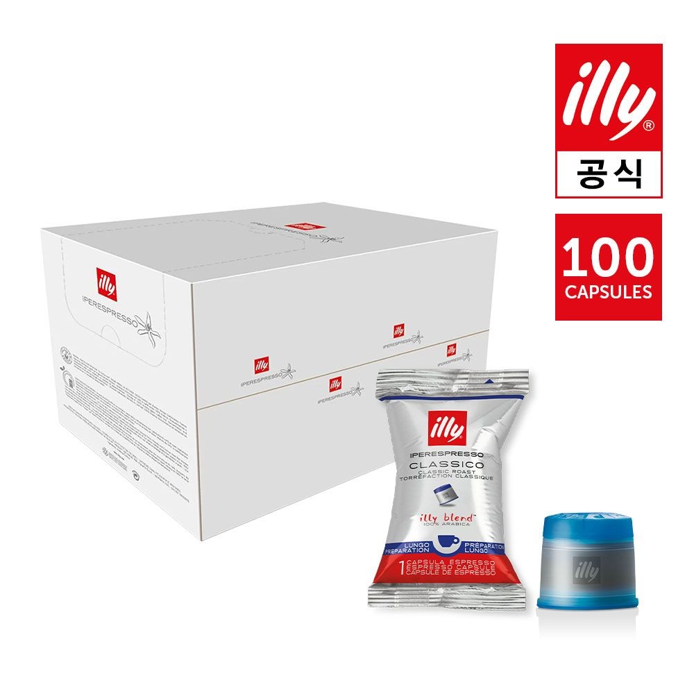 [4,000P 추가 지급][일리] 싱글 플로우팩 [클라시코 룽고] 100개입 일리캡슐커피 외 11종
