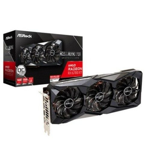 애즈락 라데온 RX 6700 XT CHALLENGER Pro OC 12GB 그래픽카드 (에즈윈)