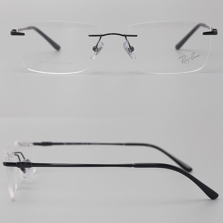 무게15.3g RB8781D 1224 56mm 레이벤 무테 티타늄안경