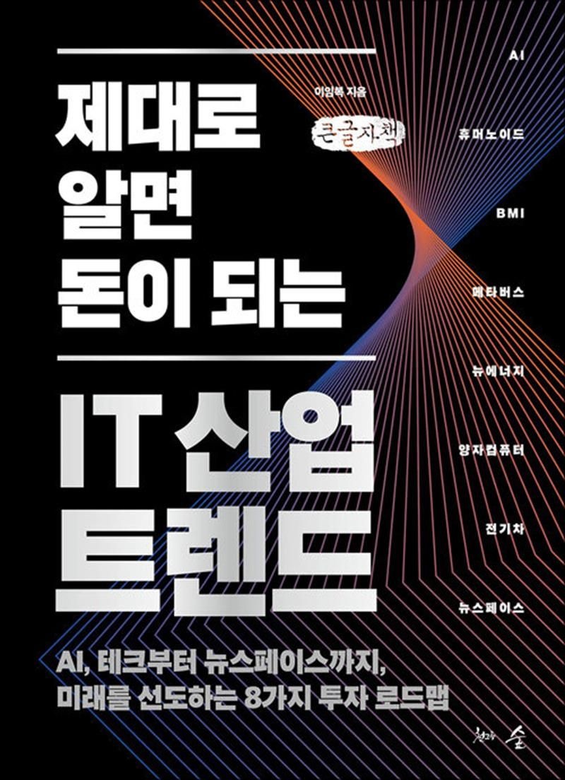 [큰글자도서] 제대로 알면 돈이 되는 IT 산업 트렌드 - AI, 테크부터 뉴스페이스까지, 미래를 선도하는 8가지 투자