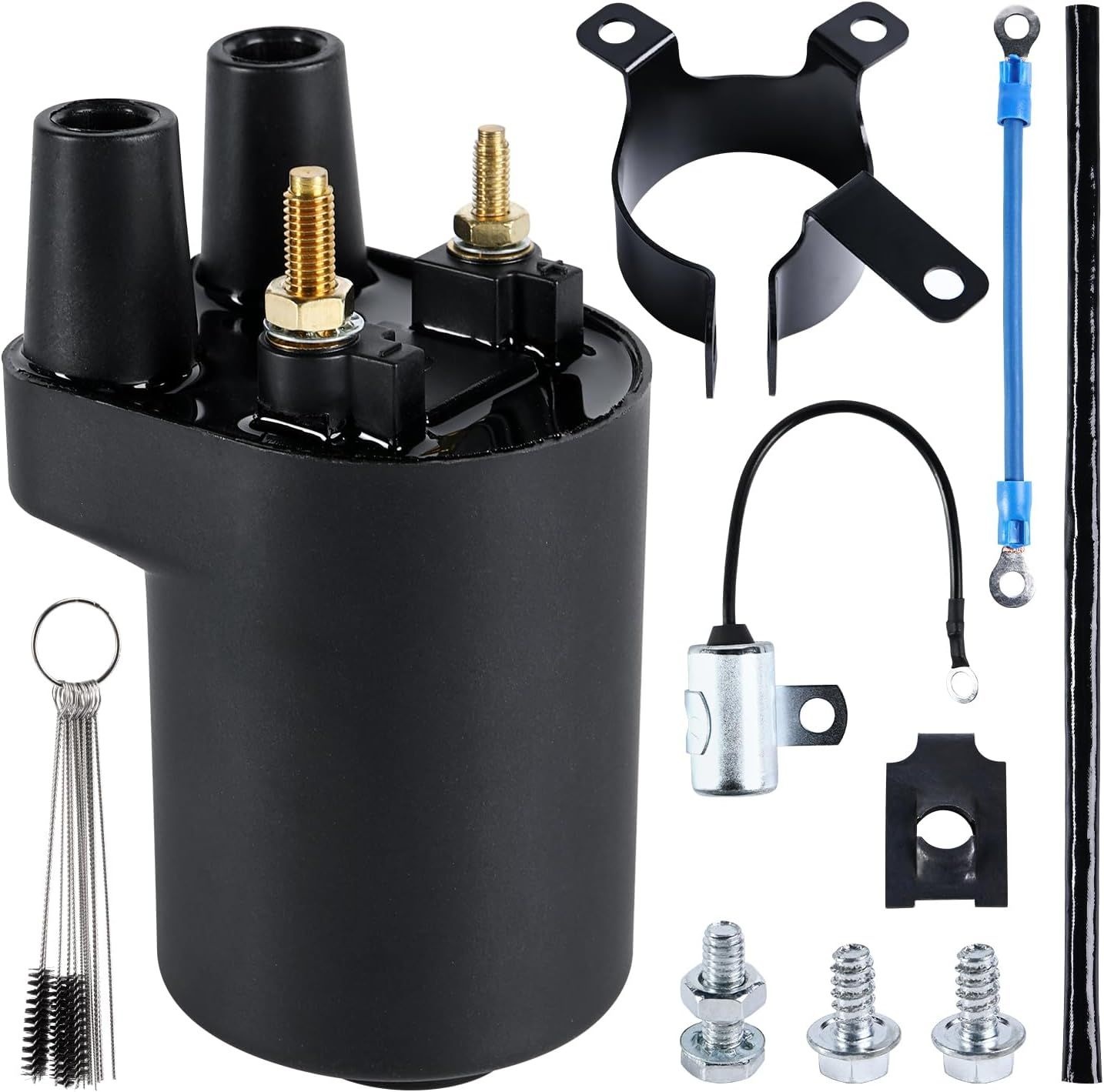 Ignition Coil for Onan P218G P220 P224G Engine Models BF BFA BG BGA BGE B43E B43G B43M B48G Replace OEM 166-0772 166-0804 541-0522