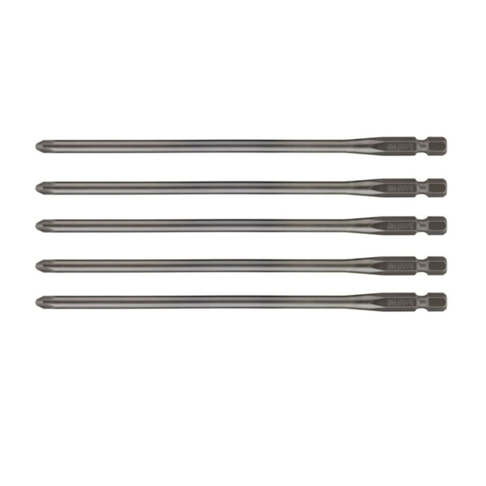 큐 임팩트 드라이버 십자 PH2 매거진 비트 153mm 5입 세트 고정밀 공구 부품