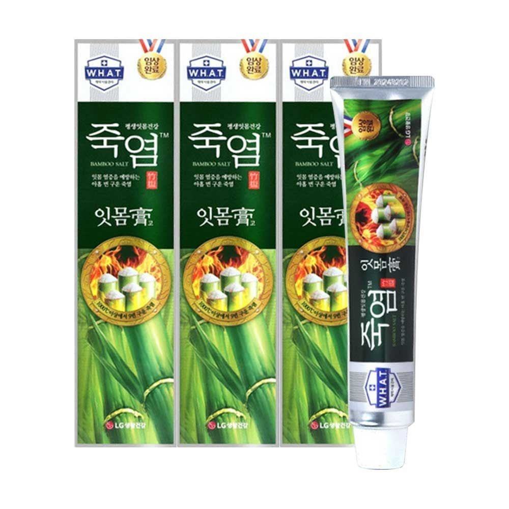 큐 죽염 잇몸고 치약 120g 3P