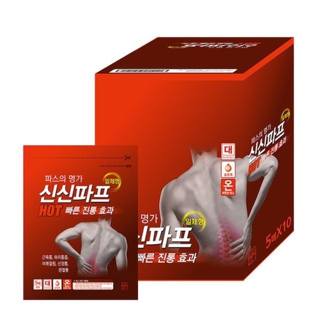 큐 신신제약 핫카타플라스마(대) 핫파스 5매x10개